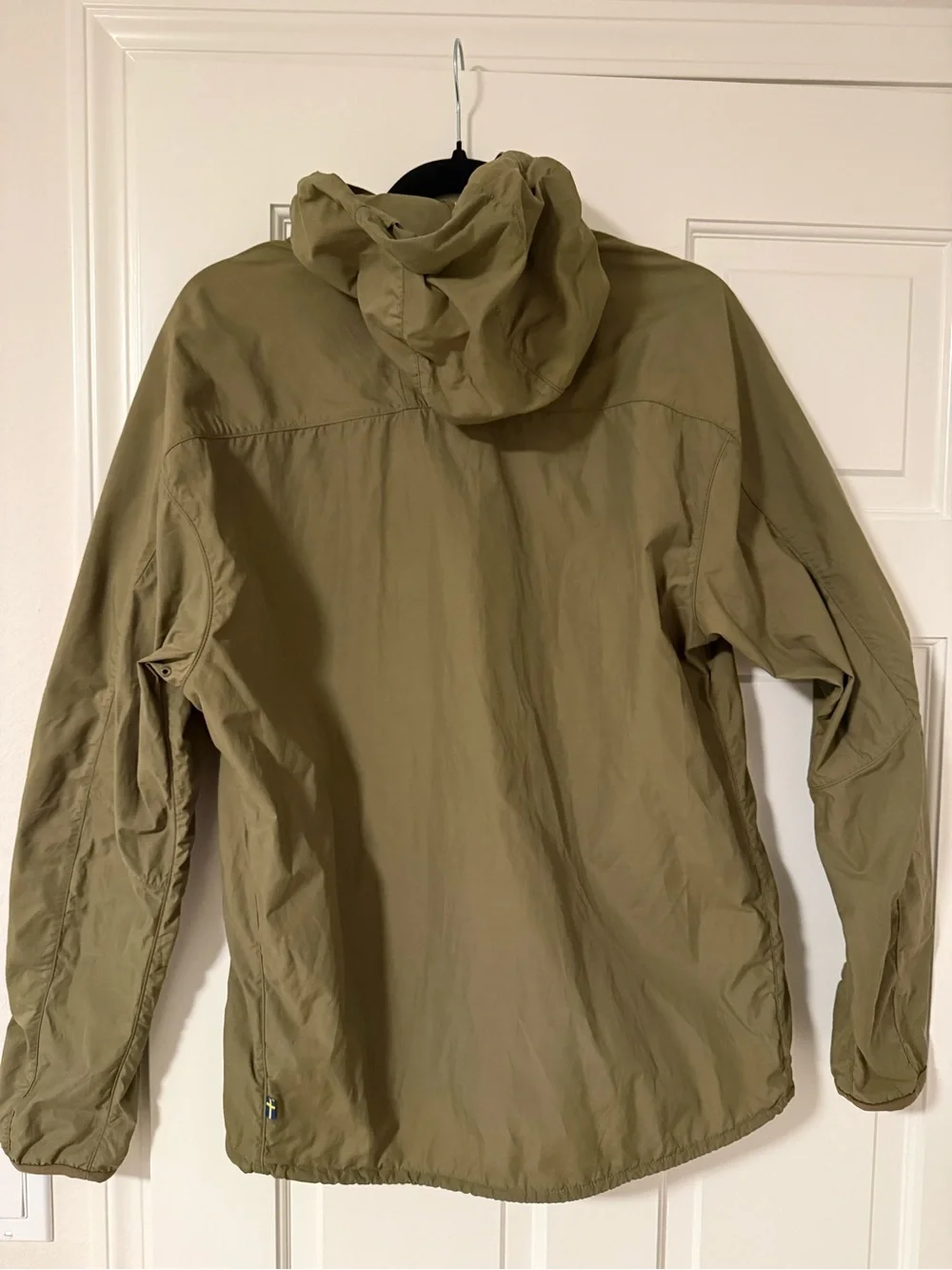 Fjallraven Olive Green Hooded Lightweight Jacket